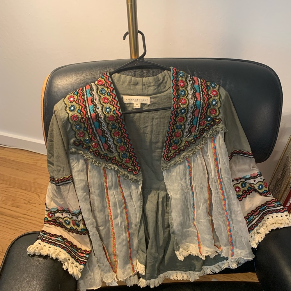 Love Stitch boho jacket